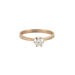 Ring 59 Solitaire ring Diamond 0.58ct 58 Facettes