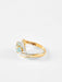 Ring 51 Yellow gold and Aquamarine ring 58 Facettes 574