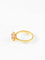 Bague 54 Bague or jaune rubis central et diamants 58 Facettes 761