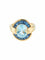 Bague 56 Bague or jaune, saphirs et topaze 58 Facettes 931