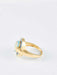 Ring 56 Yellow gold, sapphires and topaz ring 58 Facettes 931