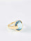 Bague 56 Bague or jaune, saphirs et topaze 58 Facettes 931