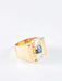 Sapphire and Diamond Tank Ring 58 Facettes 551