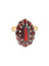 Bague 56 Bague Vintage grenats 58 Facettes 735