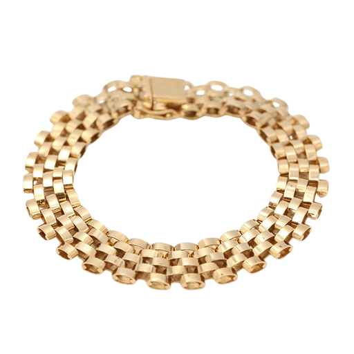 Bracelet Bracelet panthère en or massif 18 carats 58 Facettes E359689