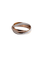 Bague 54 Bague CARTIER Trinity 3 Ors 750/1000 58 Facettes 64550-60873