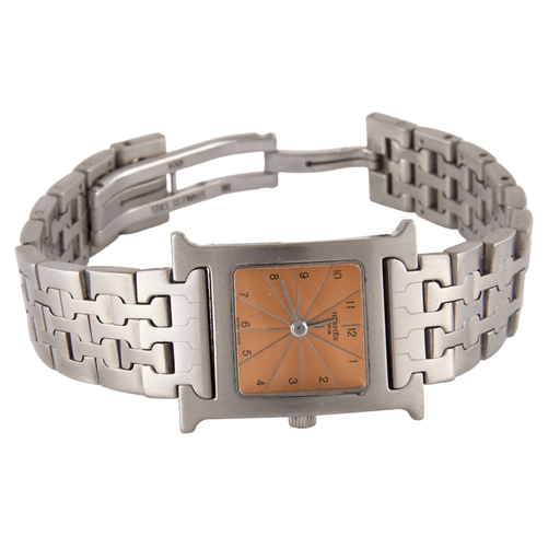 Montre HERMES - montre-bracelet métallique quartz 58 Facettes