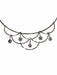 Necklace White gold diamond drapery necklace 58 Facettes