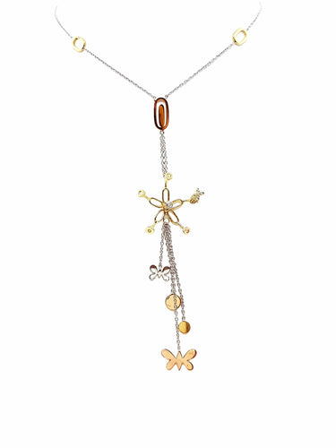 Collier Collier Or rose Diamant 58 Facettes 00657CN