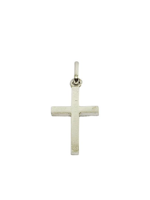 Pendentif Pendentif Croix En Or Blanc 58 Facettes