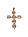 Pendentif Croix améthystes 58 Facettes 25171