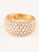 Cartier ring - yellow gold bangle ring and diamond paving 58 Facettes