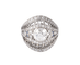 Bague Bague dôme ornée d'un diamant central 58 Facettes