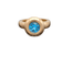 Bague 52 Bague vintage Topaze bleu suisse 58 Facettes