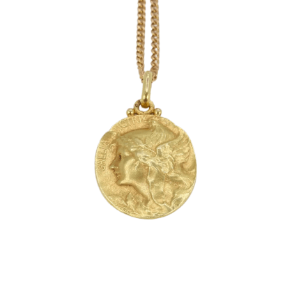 Pendentif BECKER - Médaille Art Nouveau Gallia Victrix 58 Facettes 895