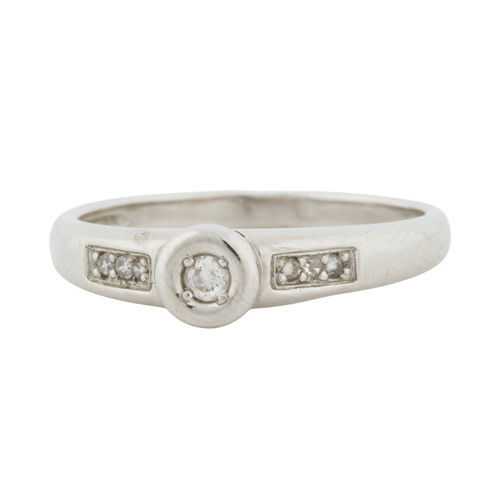 Bague 51 Bague Or blanc Diamants 58 Facettes REF 5062/14