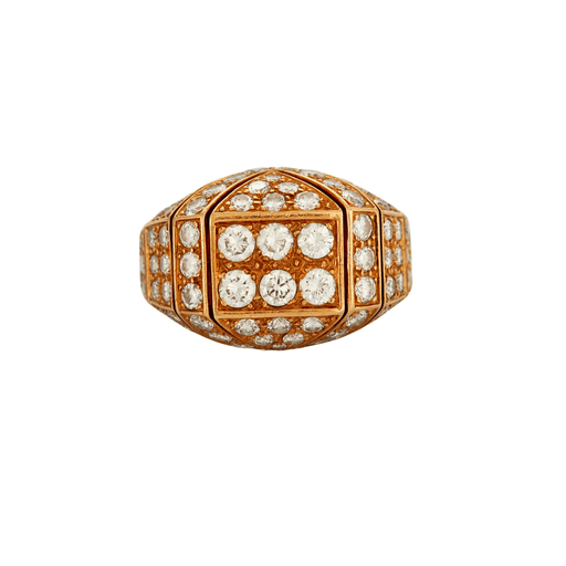 54 CARTIER ring – Diamond dome ring 58 Facettes
