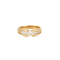 Bague 54 Bague or jaune, diamants 58 Facettes HS22164