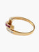 Ring 58 Ring Yellow Gold Diamonds Ruby 58 Facettes