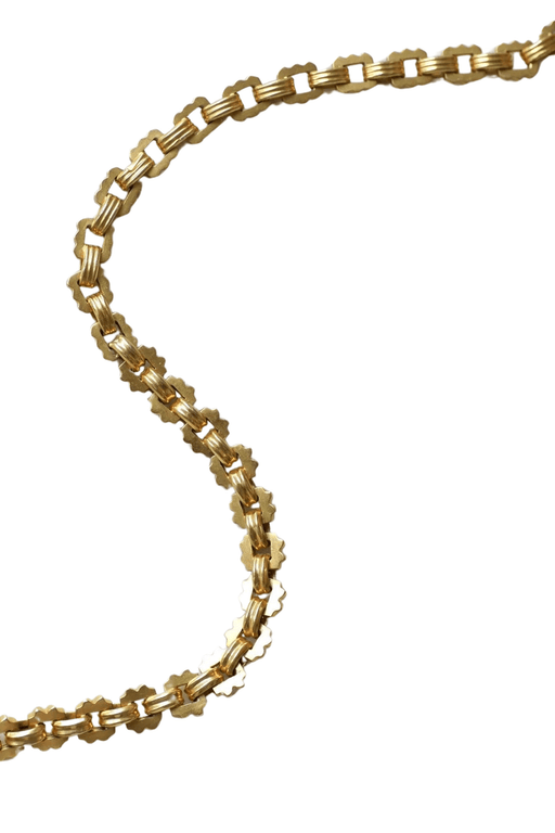 Collier Chaine de montre ancienne, ras de cou en or jaune 58 Facettes