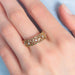 56 DIOR Ring - Diamond Ribbon Ring 58 Facettes