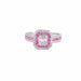 Ring 52 Art Deco style ring Ruby Diamonds 58 Facettes 1
