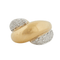 Bague 54 Bague en or jaune et blanc 18 cts 58 Facettes RÉF 11010/19