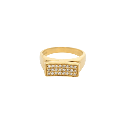 Bague 58 Bague or jaune et diamants 58 Facettes 27531