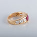 Ring Ruby and diamond ring 58 Facettes