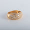 Bague Bague jonc pavage Diamants or jaune 58 Facettes