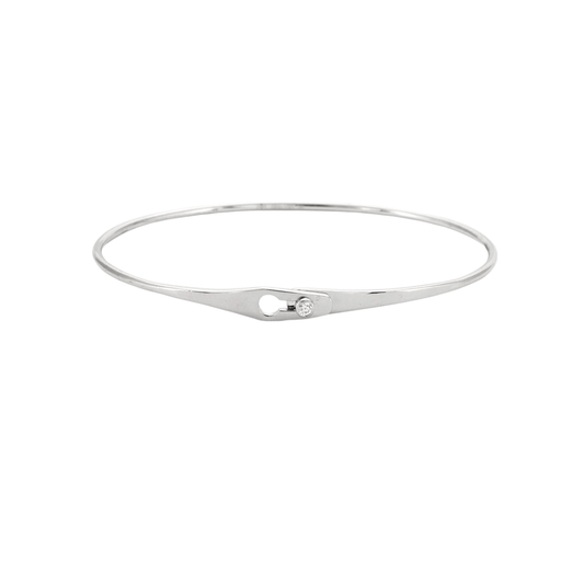 DINH VAN bracelet - Lock bracelet in white gold and diamonds. Small 58 Facettes DV1414-3