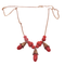 Collier Collier Or et Corail 58 Facettes