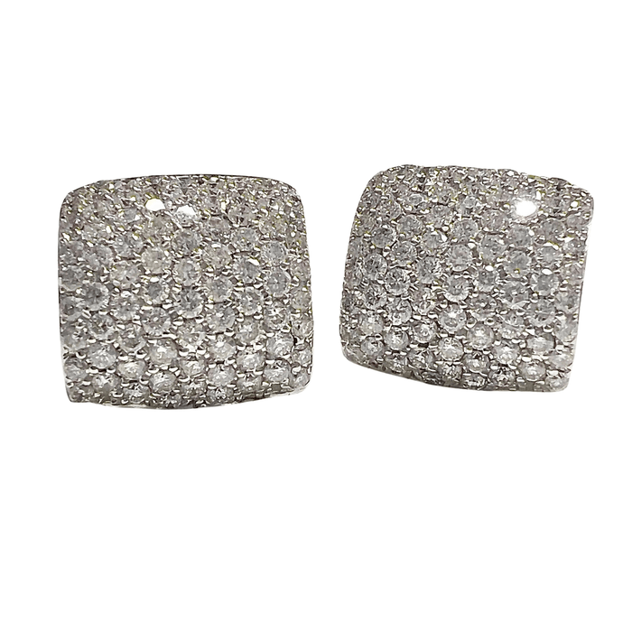 Boucles d'oreilles BOUCLES D'OREILLES EN OR 18 KT DE STYLE CONTEMPORAIN avec DIAMANTS 58 Facettes Q859A(866)