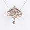 Collier PENDENTIF COLLIER DIAMANTS BELLE EPOQUE 58 Facettes