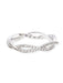 Bague 53 Etername Bague Entrelacs Or blanc Diamant 58 Facettes 06228CD