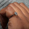 Bague 51 Bague Solitaire serti clos taille ancienne 58 Facettes 220383