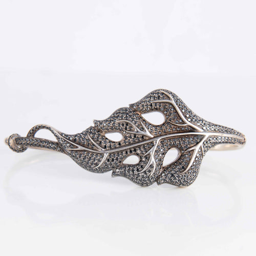 Bracelet Bracelet GAYDAMAK Diamants noirs 58 Facettes 1