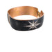 Bracelet Bracelet et broche de deuil émaillés noir Diamants 58 Facettes 1