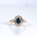 Ring 55 Marguerite Sapphire Diamond Ring 58 Facettes 1