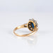 Ring 55 Marguerite Sapphire Diamond Ring 58 Facettes 1
