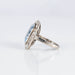 Ring 48 Art Deco Ring Aquamarine Diamonds 58 Facettes 1