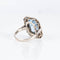 Bague 48 Bague Art Déco Aigue-marine Diamants 58 Facettes 1