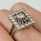 Bague 54 Bague vintage, diamant taille ancienne 58 Facettes