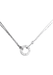 CARTIER Love 2 Diamond Necklace 750/1000 White Gold 58 Facettes 64071-60393