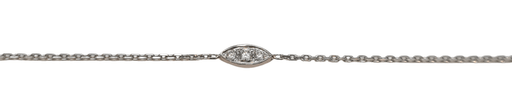 Bracelet Bracelet en Or blanc diamants naturels 58 Facettes