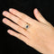 Bague 51 Bague Saphir cabochon 20 Diamants 58 Facettes FM106