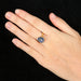 Ring 52 Cabochon Ceylon Sapphire Ring 58 Facettes FM112