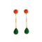Boucles d'oreilles Boucles d'oreilles Corail sculpté 58 Facettes