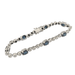 Bracelet Bracelet or blanc, diamants et saphirs 58 Facettes 25534