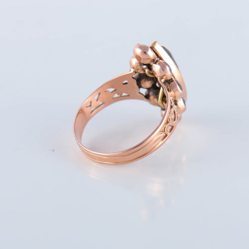 Bague 58 Bague Marquise grenats de Perpignan, fin XIXème 58 Facettes